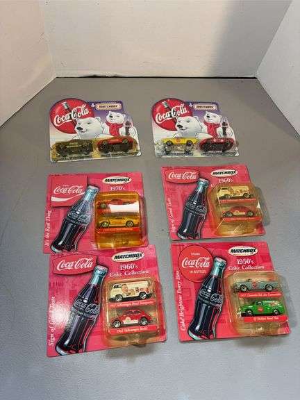 Six Coca-Cola Matchbox Collection Sets