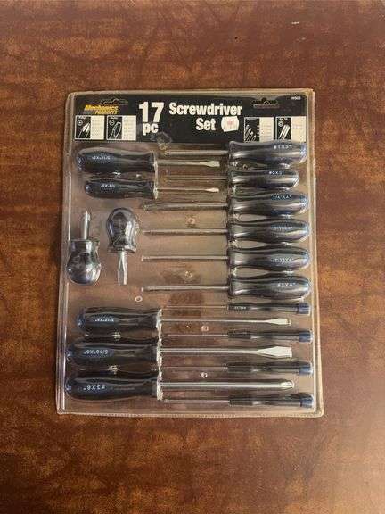 17Pc Screwdriver Set
