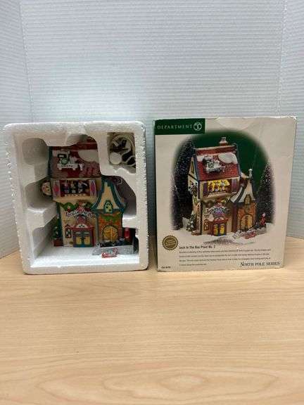 Department 56 Jack-in-the-Box Plant No. 2 North Pole Series