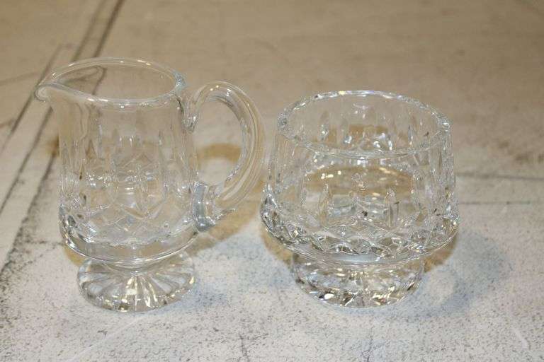 Waterford Creamer And Sugar