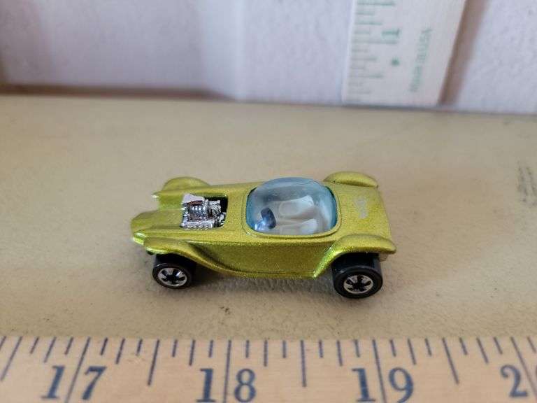 Vintage Hot Wheels Redline 1967 Blue Beatnik Bandit Hong Kong