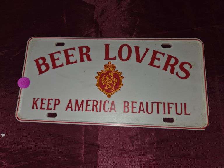 Beer lover sign