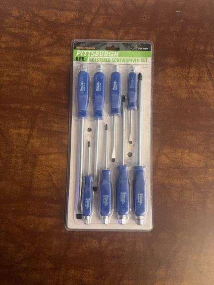 Pittsburgh 8Pc Bolstered Screwdriver Set
