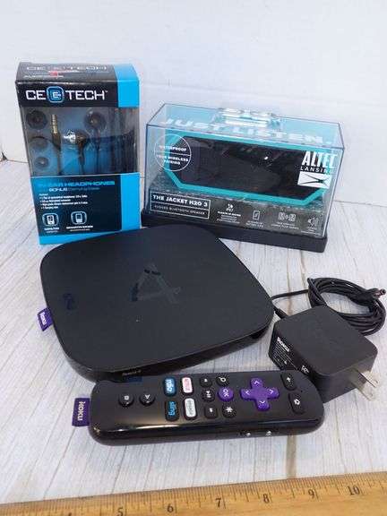 Roku 4400X Streaming Unit with Remote, Altec Lansing Bluetooth Speaker ...
