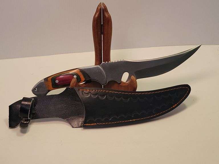 Pakistan Bowie Style Knife w/Sheath