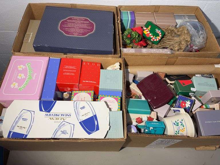 Four Boxes of Avon Products