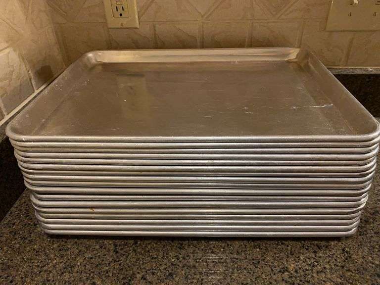 17 Aluminum Baking Sheet Pans 13” x 18”
