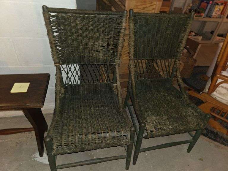 2 Wicker chairs
