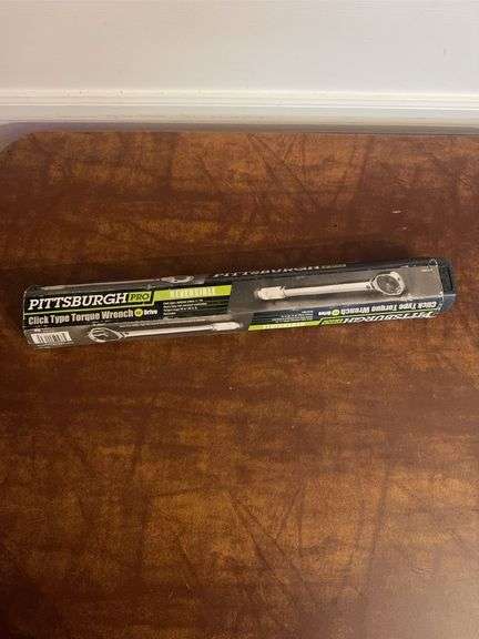 Pittsburgh Pro Reversible Click Type Torque Wrench 1/2” Drive