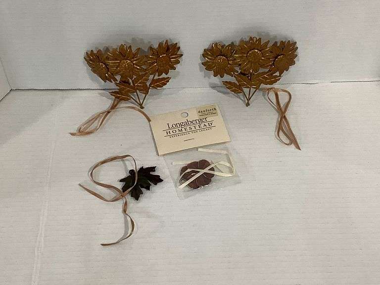 Longaberger  Maple Leaf Tie-On Accessories Set