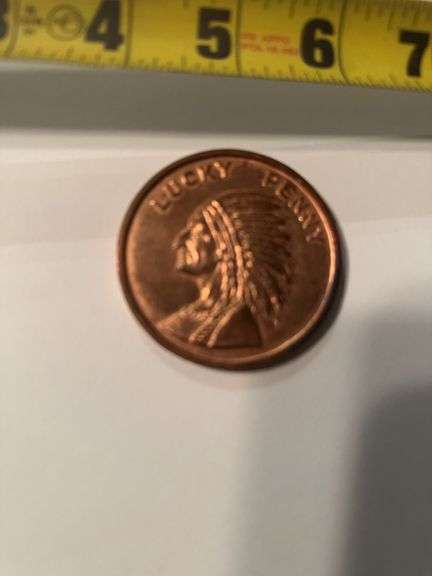 Lucky 2 inch Penny from 1933-34 worlds fair in Chicago