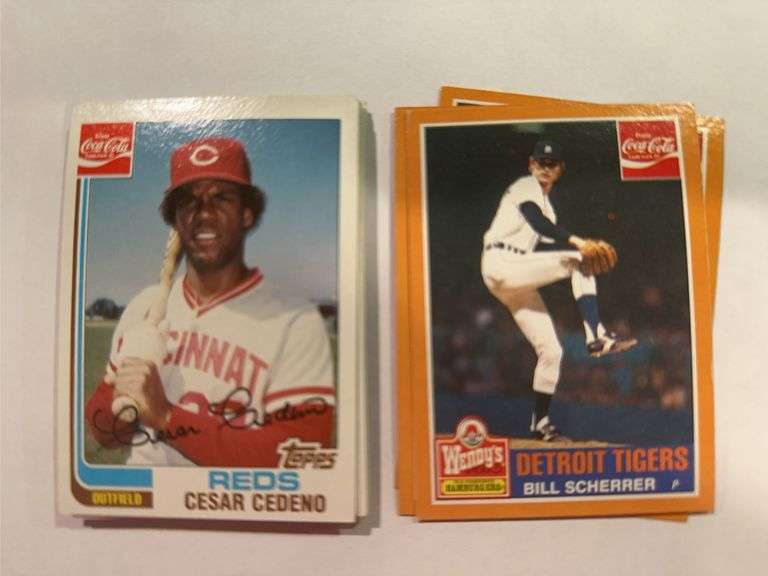 16 Coca-Cola baseball cards