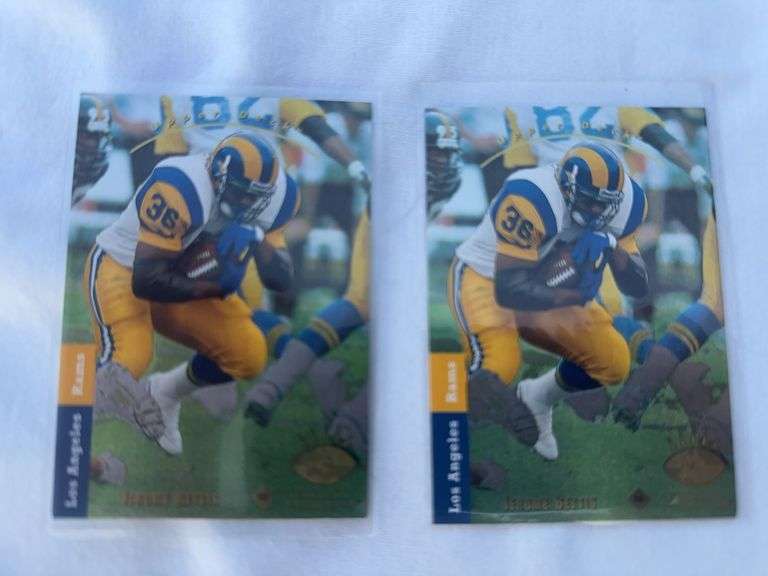 Lot of two 1993 Jerome Bettis SP rookie cards