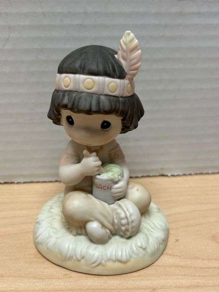 1991 Precious Moments ‘Lord Keep Me in Teepee Top Shape’ Figurine