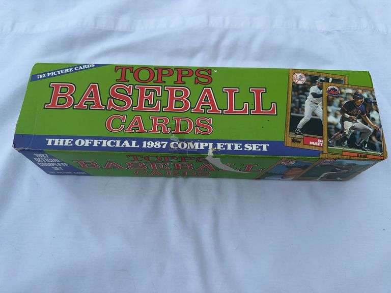 1987 Topps baseball factory set