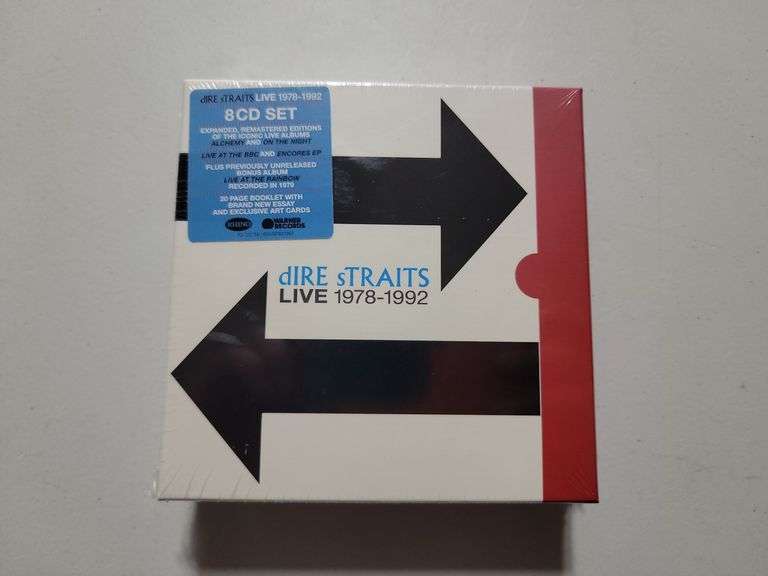 2024 Dire Straits Live [1978-1992] 8 Disc Set W/20 Page Booklet & Exclusive Art Cards