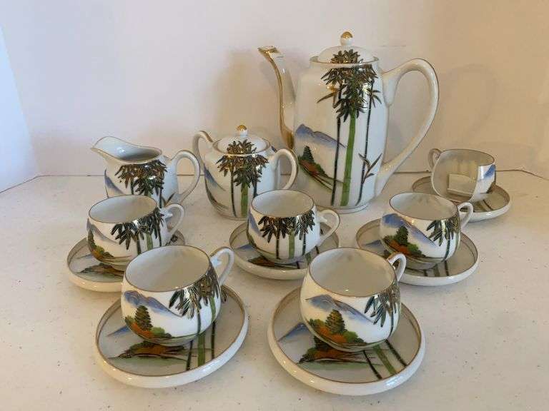 Vintage Japanese Kutani? Tea Set