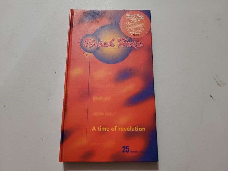 1996 Uriah Heep A Time Of Revelation 25 Years On 4 Disc Set W/Book