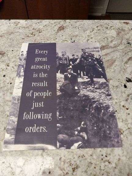 Poster Featuring Quote with Historical Imagery