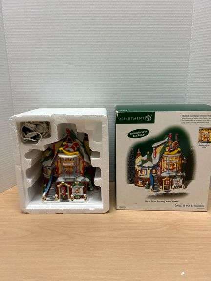 Department 56 North Pole Series Bjorn Turoc Rocking Horse Maker