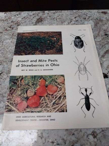 1962 Insect and Mite Pests of Strawberries in Ohio Booklet