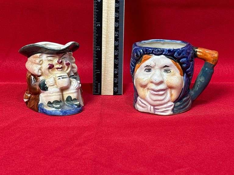 Antique Japan Character PitcherS