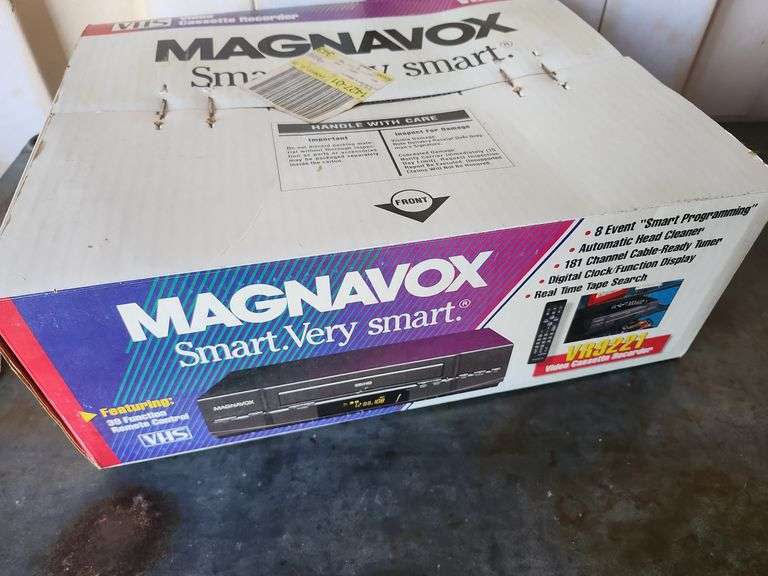 Magnavox VR9221 Video Cassette Recorder New In Box Never Opened