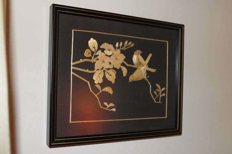 Bird & Flower Collage Artwork
