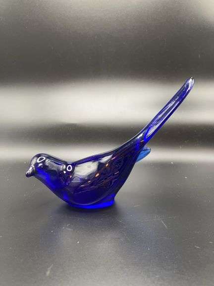 Fenton Cobalt Blue Bird of Happiness