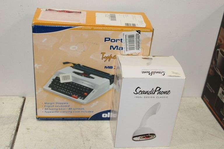 Typewriter And Phone