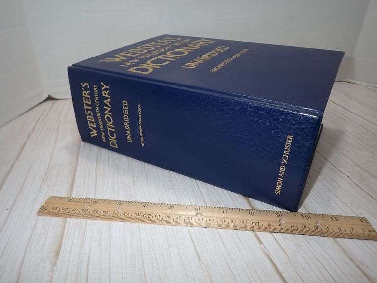 Webster’s New Twentieth Century Dictionary, Unabridged, 2nd Ed.