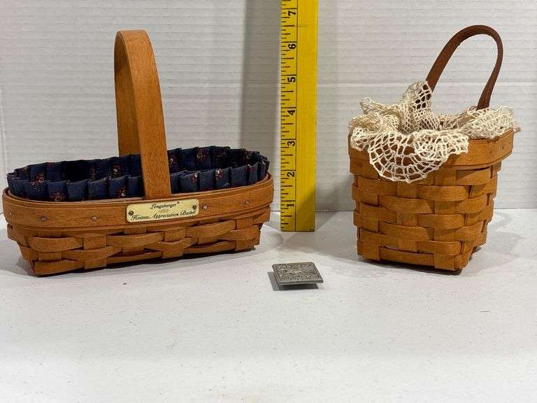 Longaberger Longaberger Woven Baskets with Handles