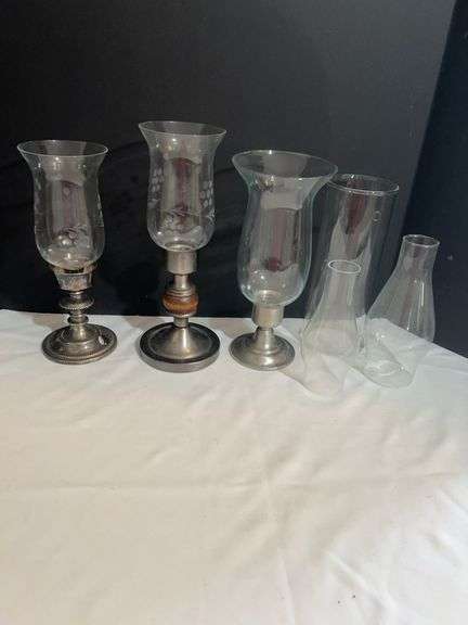 Silverplate & Pewter Candlesticks