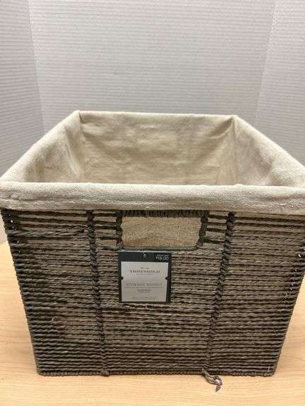 Handcrafted Paper Rope Storage Basket by Threshold