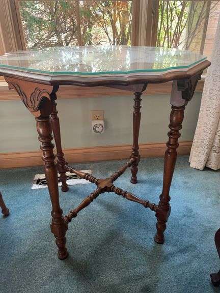 Scalloped Edge Table