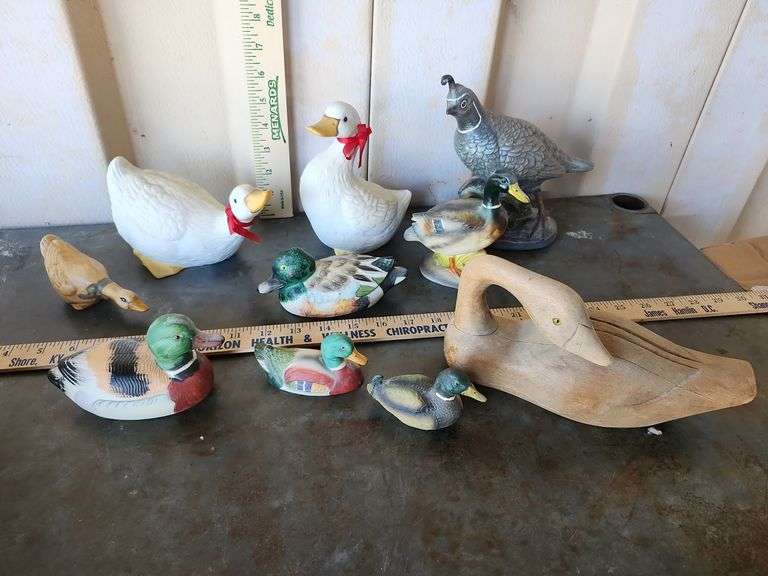 Assorted Duck Figures & More