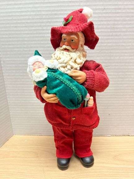 1999 Possible Dreams Clothique ‘North Pole Nanny’ Figurine, 10 Inches