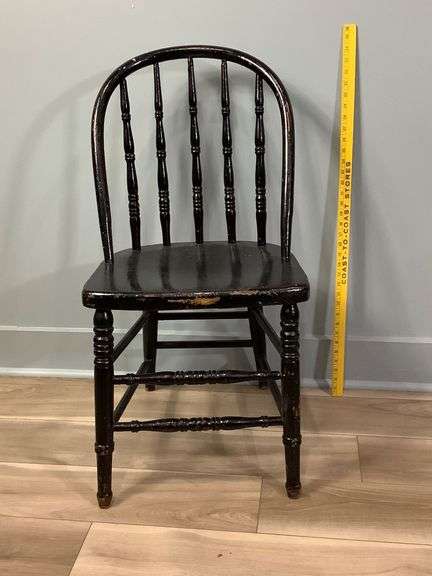 Antique Black Chair