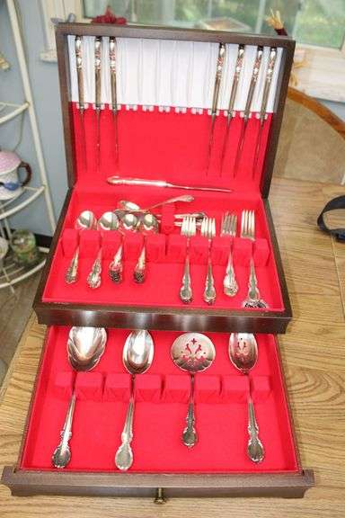Silver Plate Flatware Service