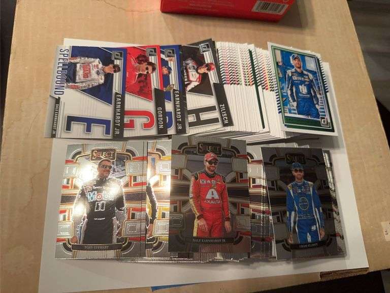 Lot of over 150 NASCAR cards from 2024 and 2025.