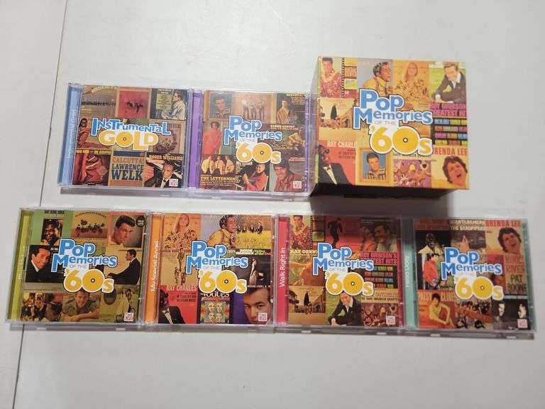 2009 Pop Memories Of The 60'S 10 Disc Box Set