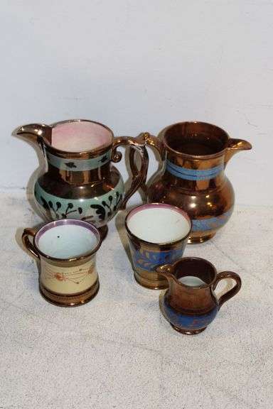 Lustreware Pitchers Mugs