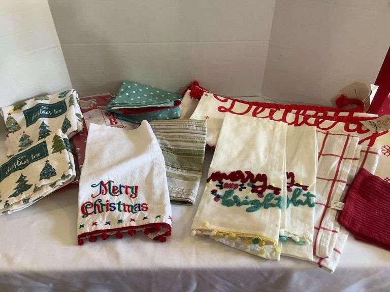 Christmas Kitchen Linens, Gift Bags