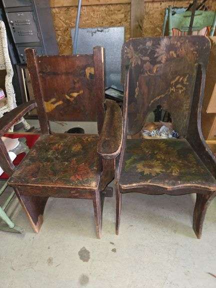 Would an antique chairs with floral inlay