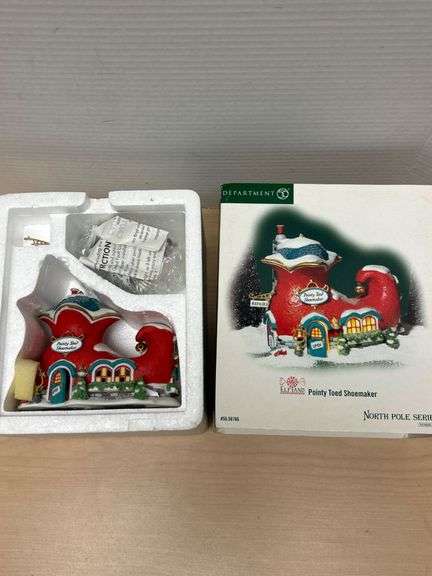 Department 56 Pointy Toed Shoemaker, North Pole Series