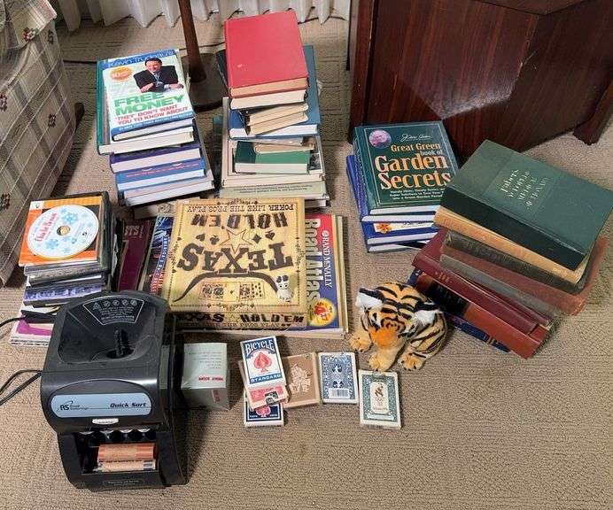 Books, DVDs, Cards and Coin Machine