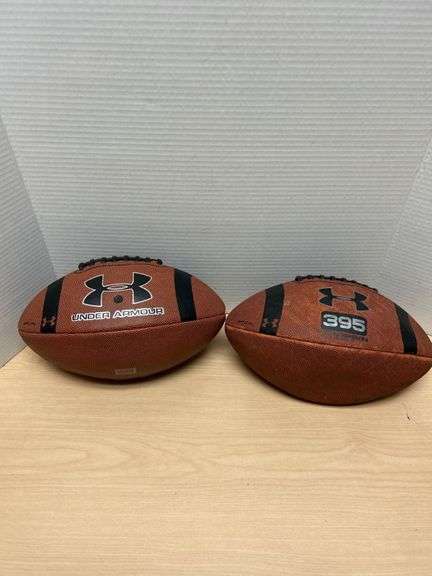 2 Under Armour UA 395 Footballs with Official Marking