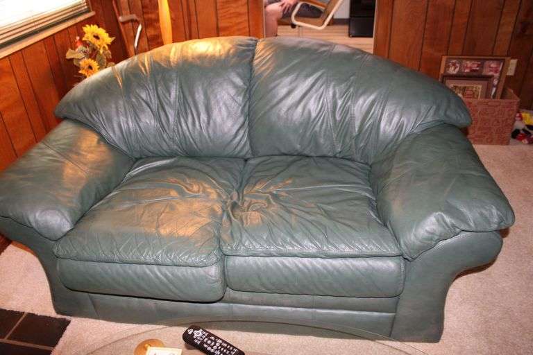 Leather Loveseat