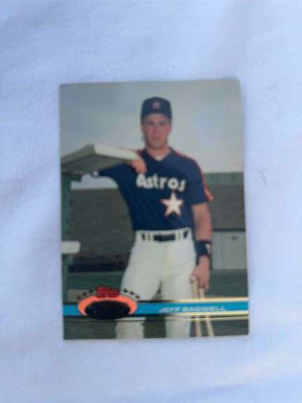 1991 Topps stadium club Jeff Bagwell rookie card ￼