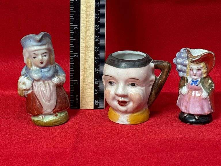 Antique Collectable Face Pitchers